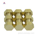 hex bolts and nut no burr brass head hex flat nut Manufactory